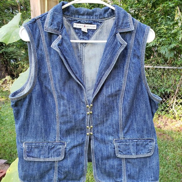 Tommy Hilfiger denim vest size XL